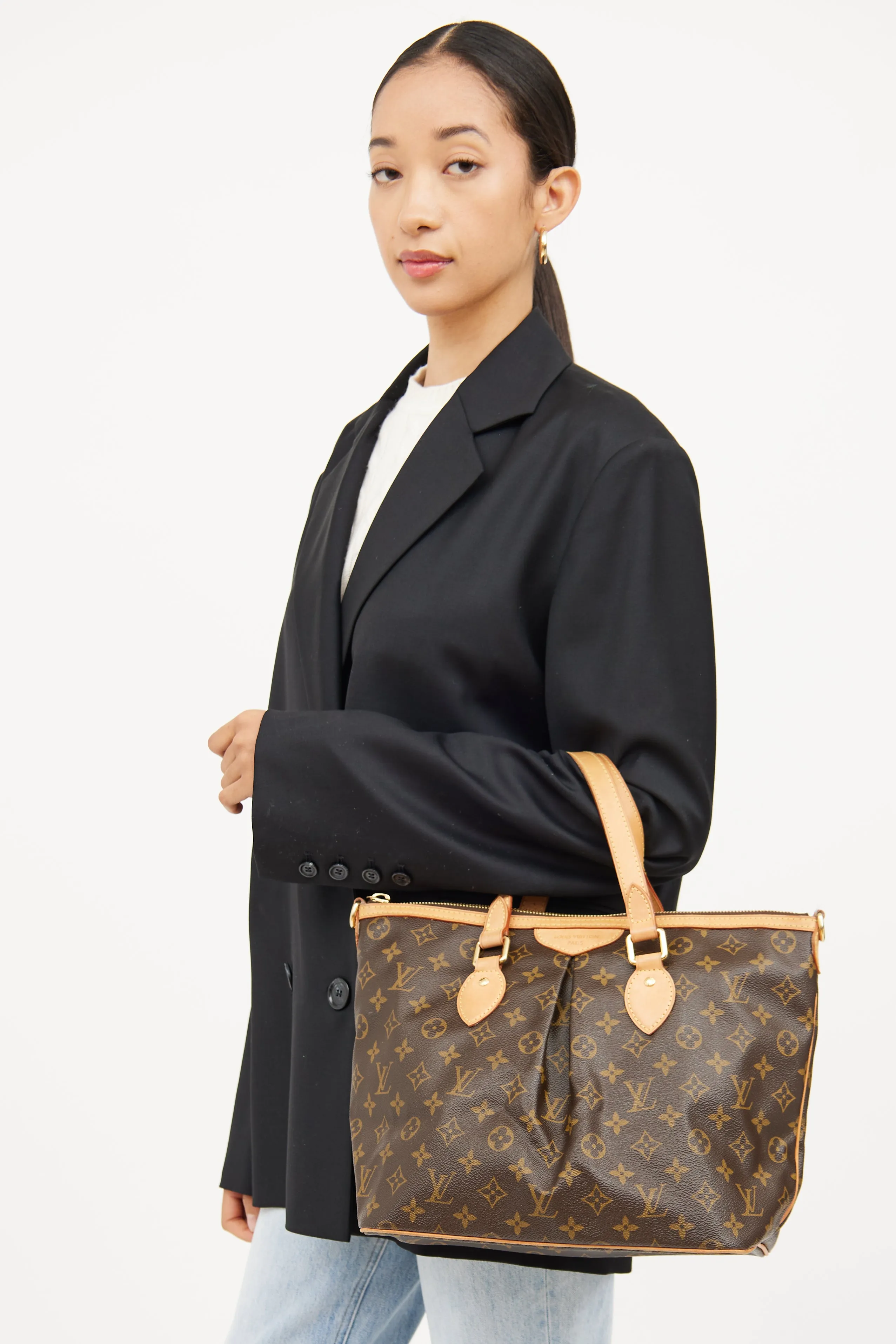 2007 Brown Monogram Palermo Bag