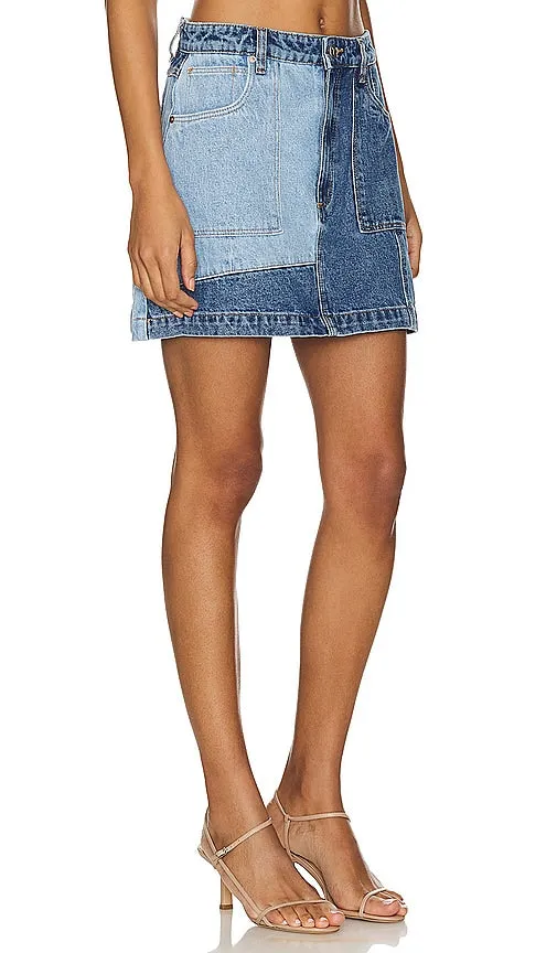 Abrand Aline Skirt in Blue