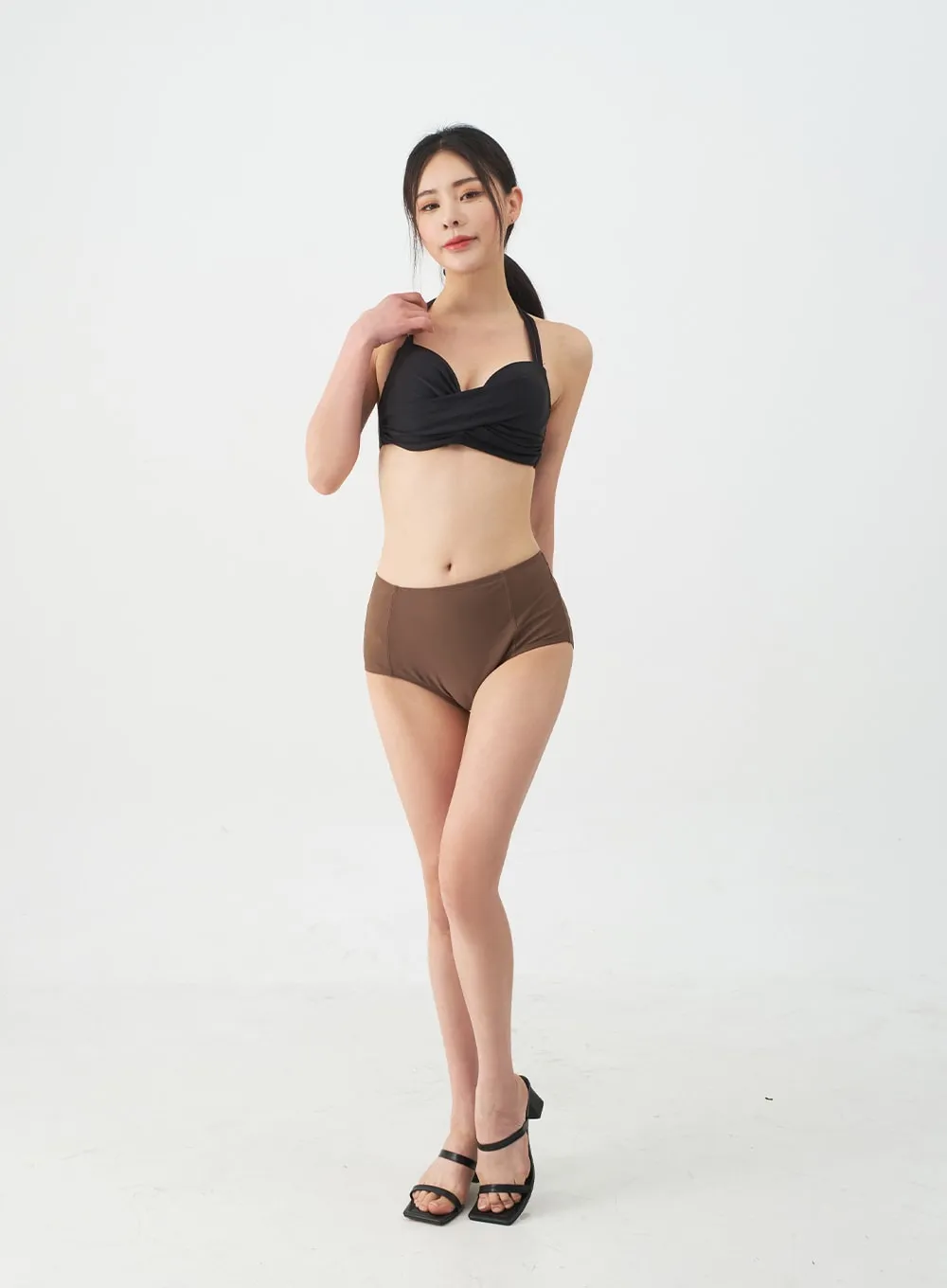 Basic High-Waisted Bikini Bottom IJ13