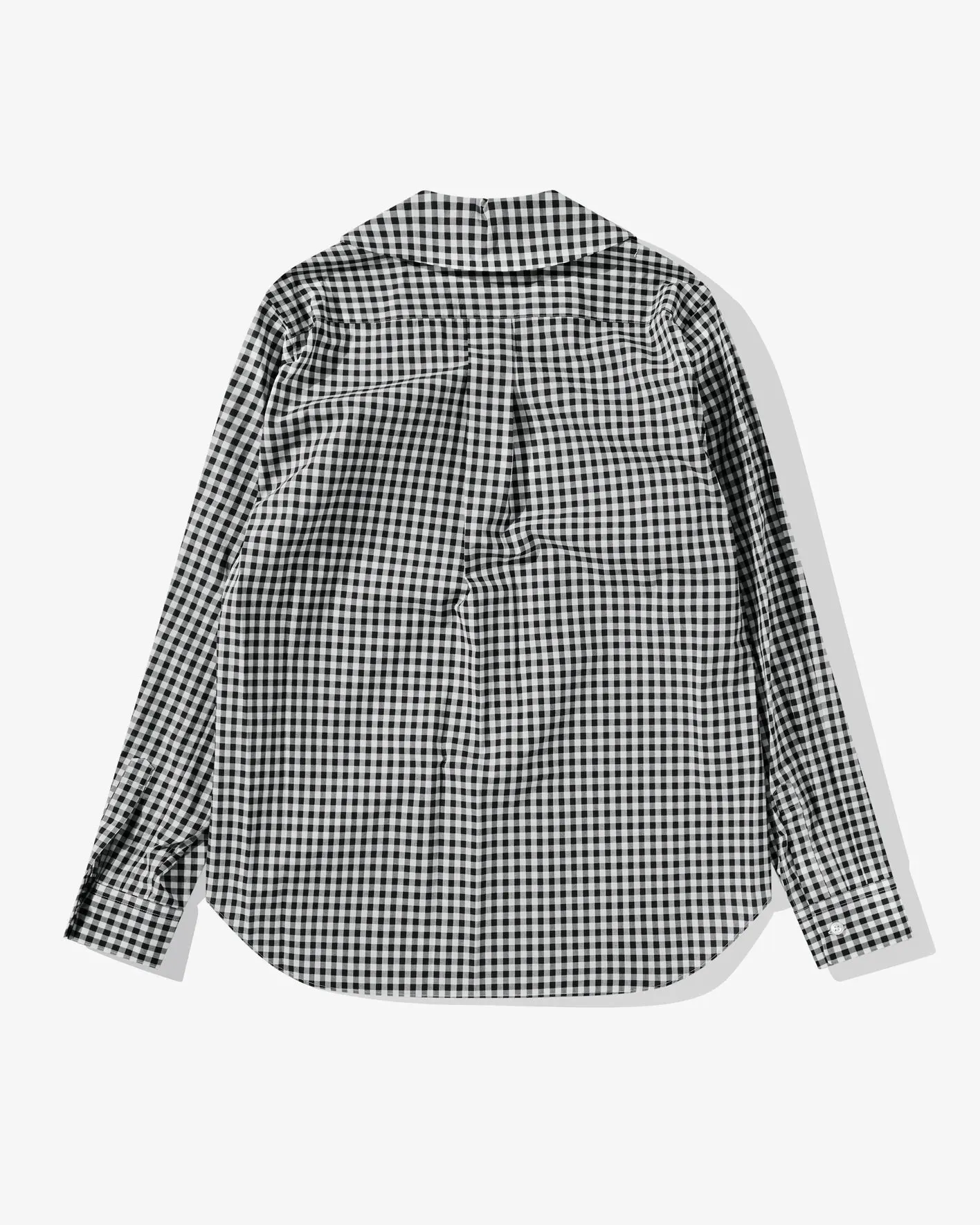 BLACK Comme des Garçons Round Collar Shirt (Black/White)