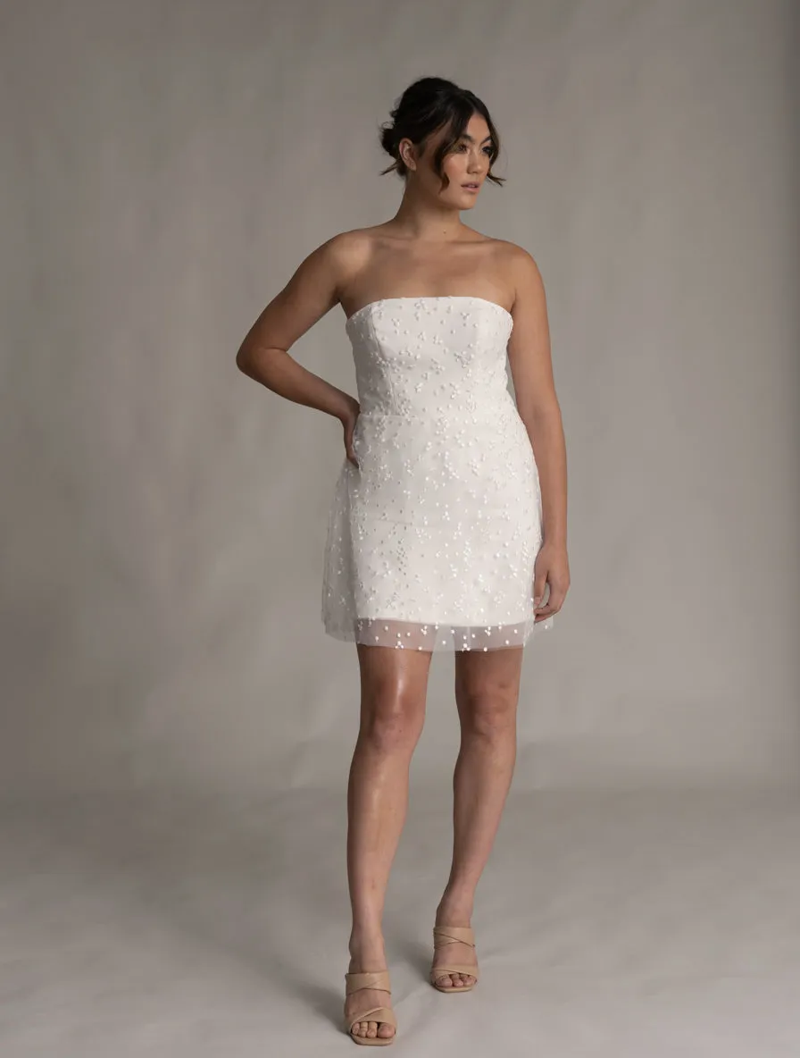 Confetti Mini Bridal Dress
