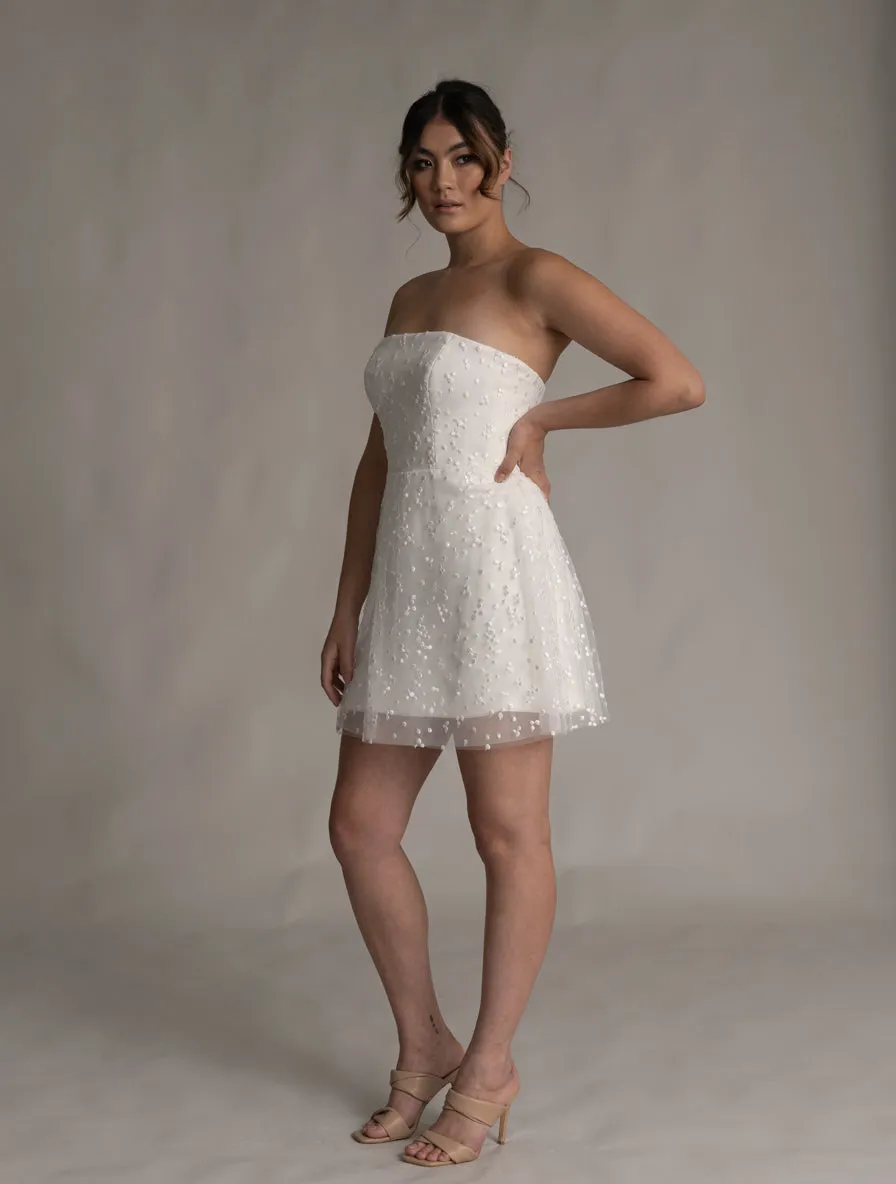 Confetti Mini Bridal Dress