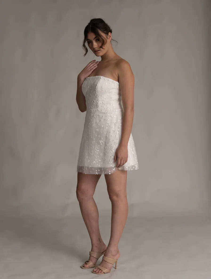 Confetti Mini Bridal Dress
