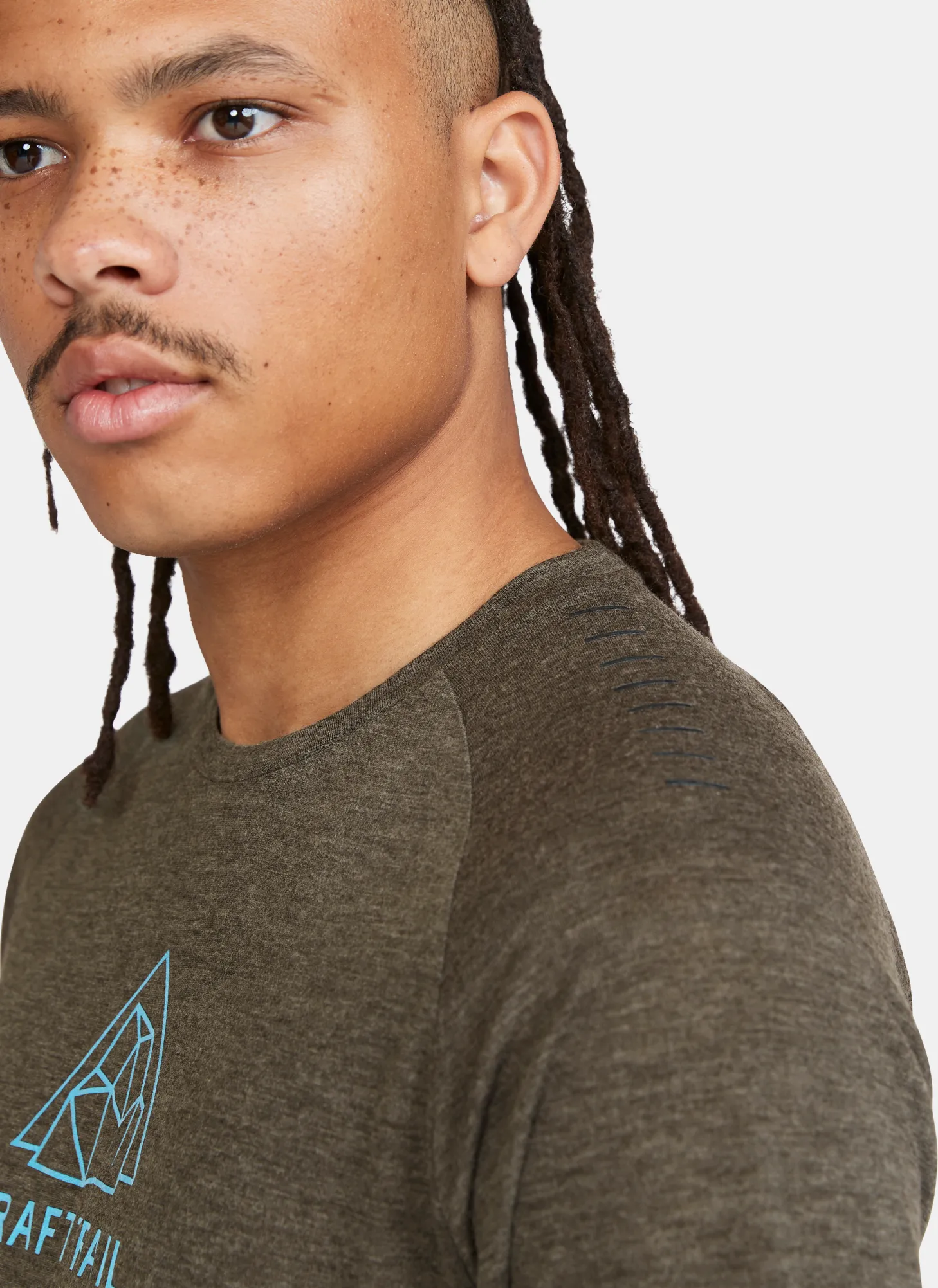 Craft Men&#x27;s Advance Trail Wool Short Sleeve Tee  Juniper/Melange | Buy Craft Men&#x27;s Advance Trail Wool Short Sleeve Tee  Juniper/Melange here | Outnorth