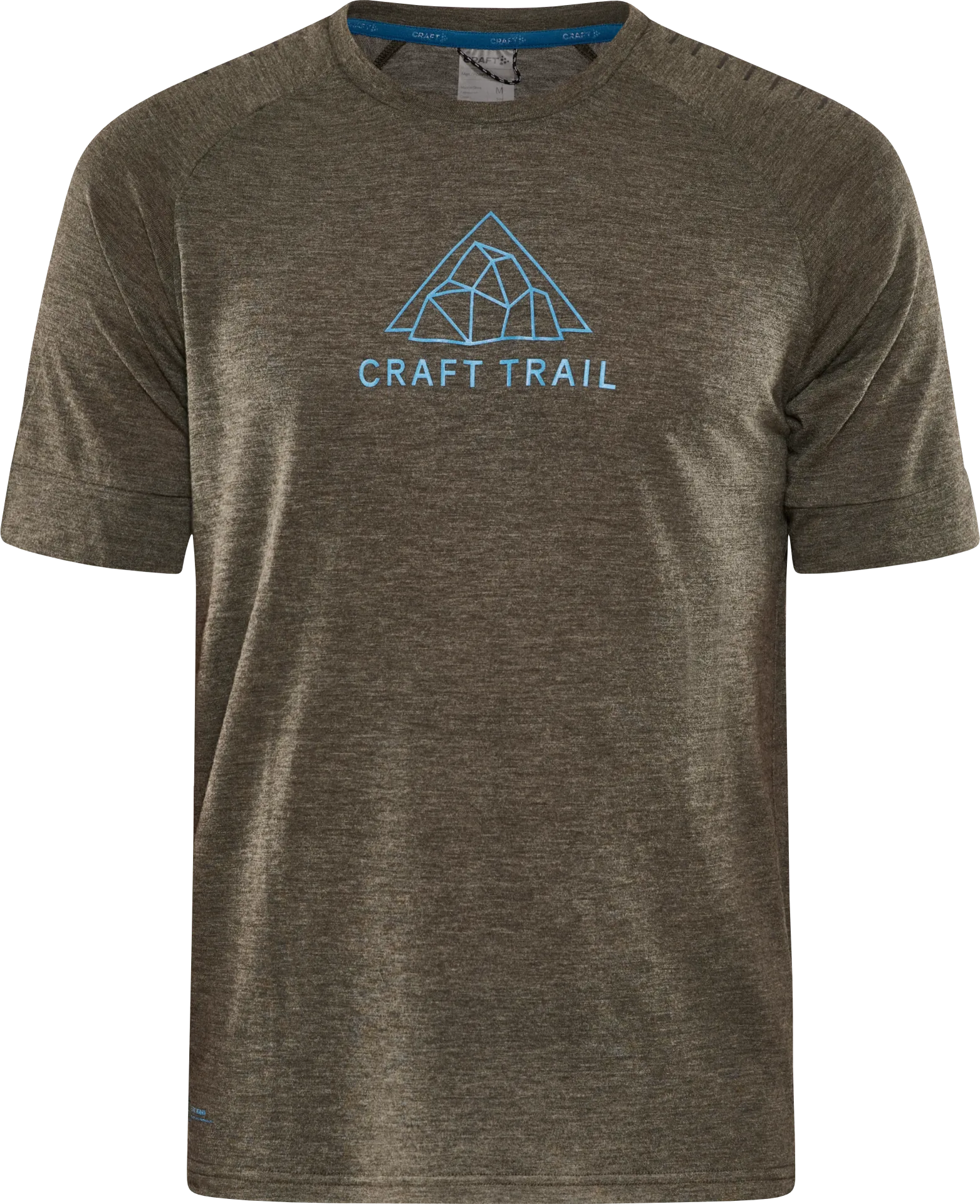 Craft Men&#x27;s Advance Trail Wool Short Sleeve Tee  Juniper/Melange | Buy Craft Men&#x27;s Advance Trail Wool Short Sleeve Tee  Juniper/Melange here | Outnorth