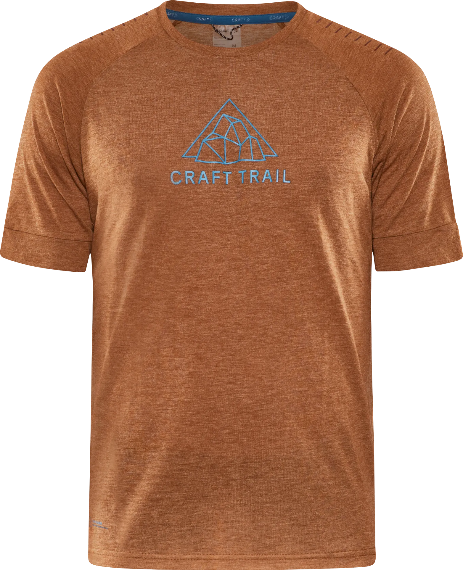 Craft Men&#x27;s Advance Trail Wool Short Sleeve Tee  Roots/Melange | Buy Craft Men&#x27;s Advance Trail Wool Short Sleeve Tee  Roots/Melange here | Outnorth