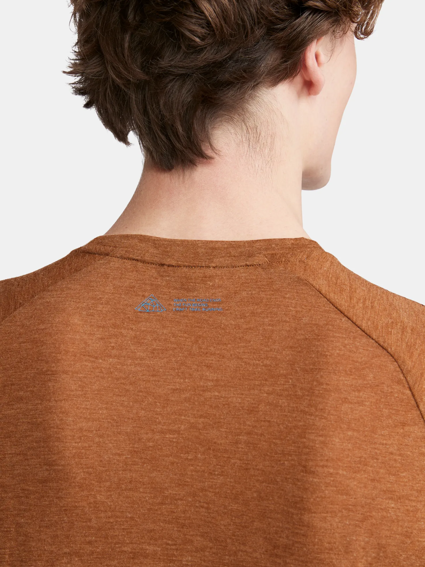 Craft Men&#x27;s Advance Trail Wool Short Sleeve Tee  Roots/Melange | Buy Craft Men&#x27;s Advance Trail Wool Short Sleeve Tee  Roots/Melange here | Outnorth