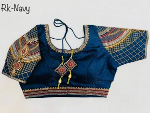 DECENT COPPER WORK BLOUSE