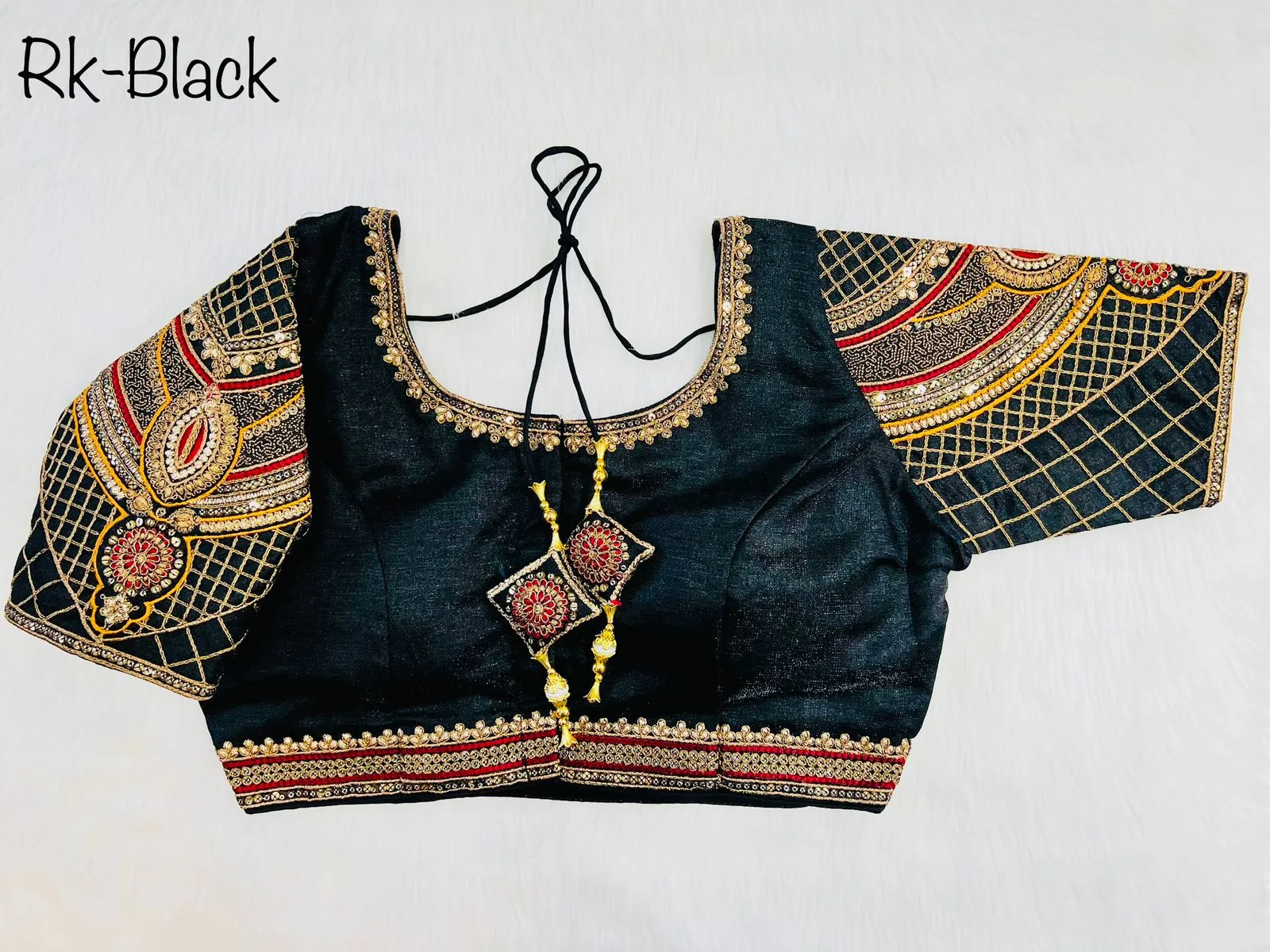 DECENT COPPER WORK BLOUSE