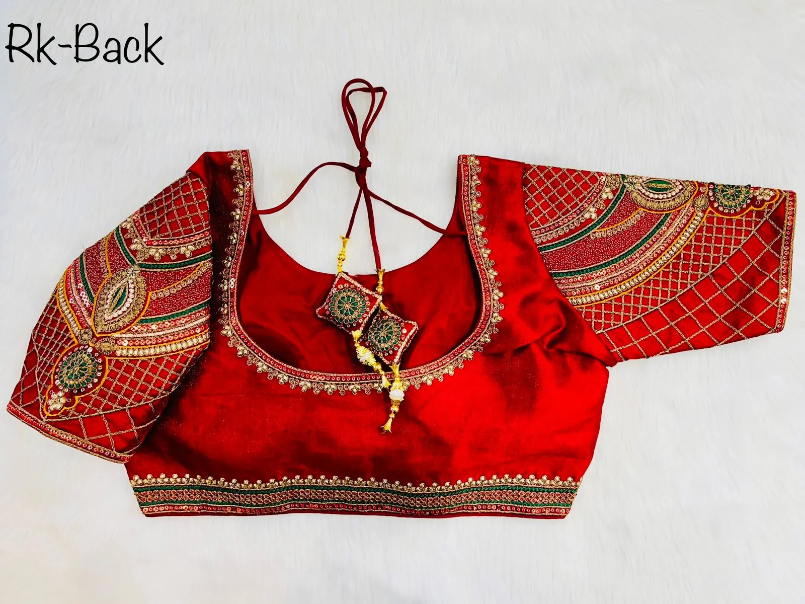 DECENT COPPER WORK BLOUSE