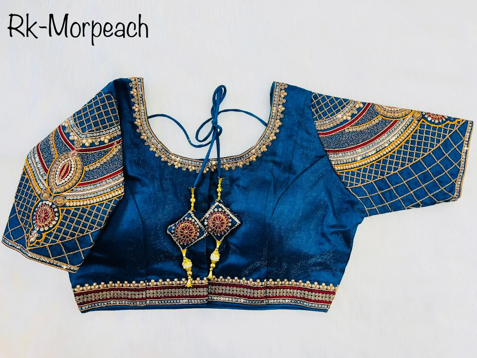DECENT COPPER WORK BLOUSE