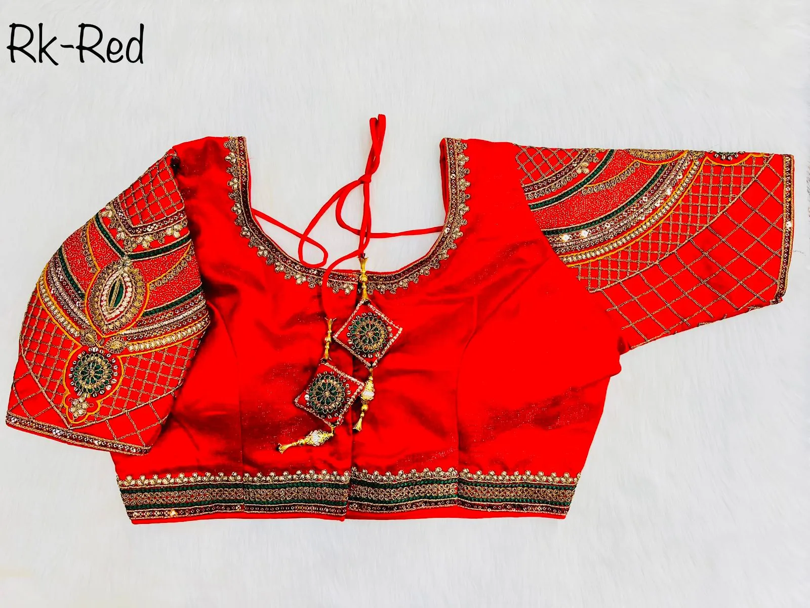 DECENT COPPER WORK BLOUSE