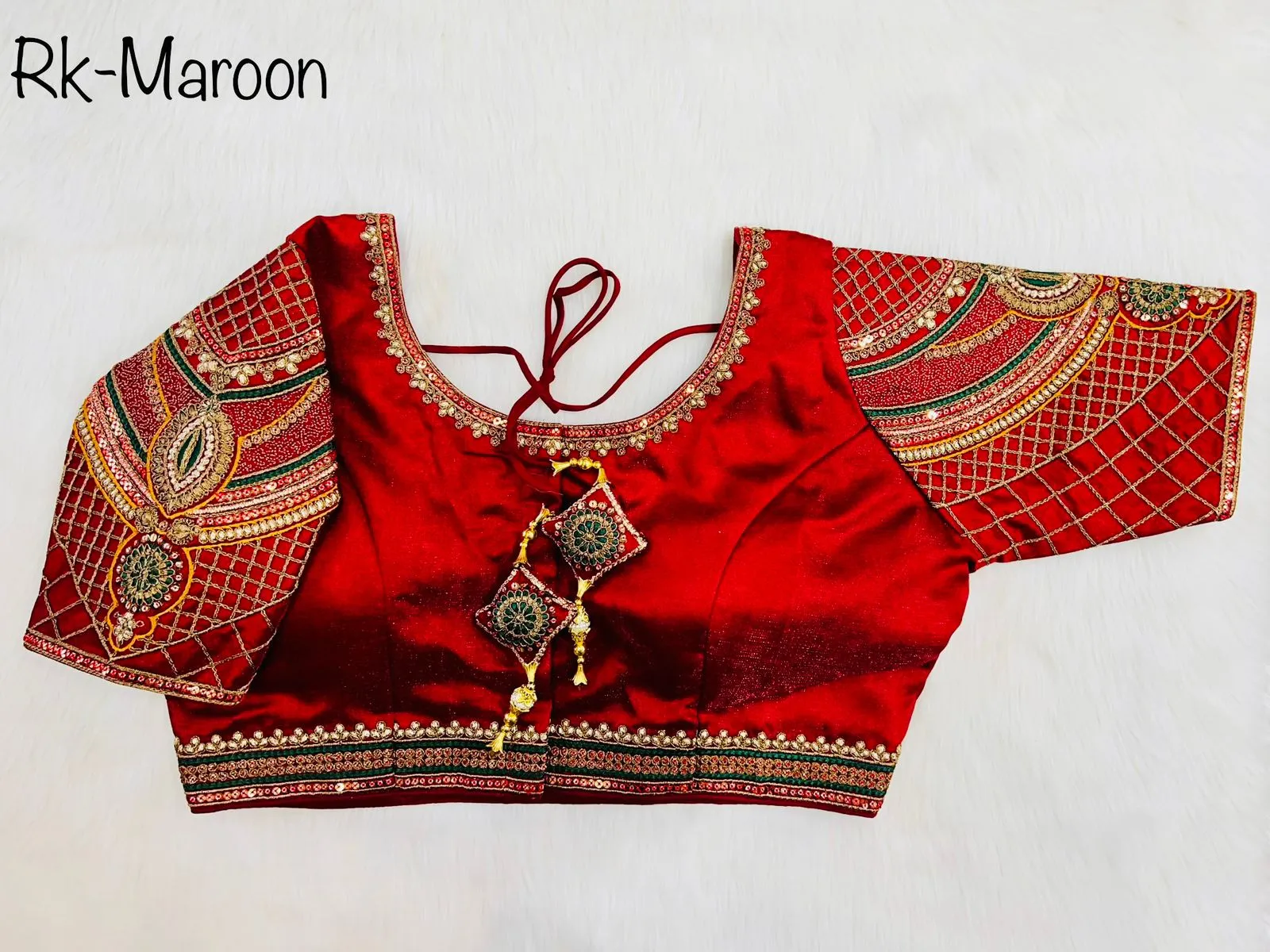 DECENT COPPER WORK BLOUSE