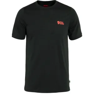 Fjällräven Men&#x27;s Abisko Wool Logo Short Sleeve Black | Buy Fjällräven Men&#x27;s Abisko Wool Logo Short Sleeve Black here | Outnorth