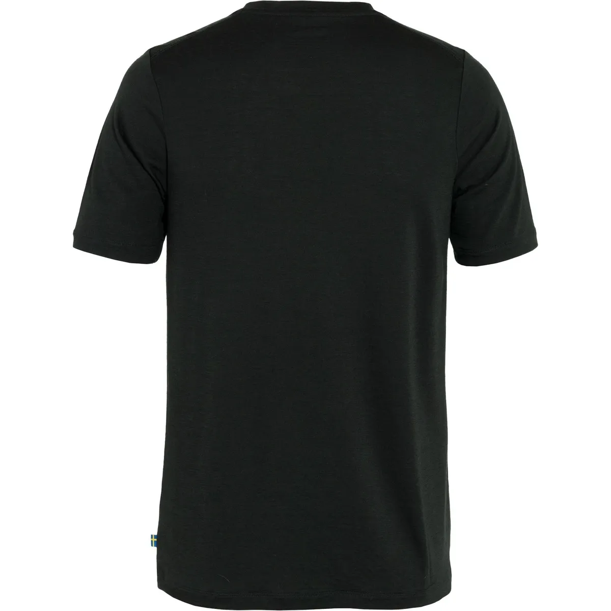 Fjällräven Men&#x27;s Abisko Wool Logo Short Sleeve Black | Buy Fjällräven Men&#x27;s Abisko Wool Logo Short Sleeve Black here | Outnorth