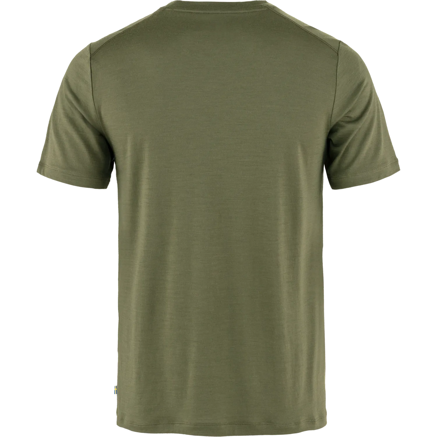 Fjällräven Men&#x27;s Abisko Wool Logo Short Sleeve Laurel Green | Buy Fjällräven Men&#x27;s Abisko Wool Logo Short Sleeve Laurel Green here | Outnorth