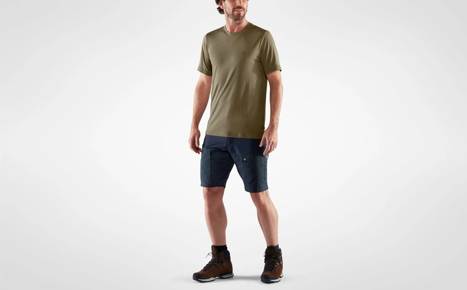 Fjällräven Men&#x27;s Abisko Wool Short Sleeve Black | Buy Fjällräven Men&#x27;s Abisko Wool Short Sleeve Black here | Outnorth