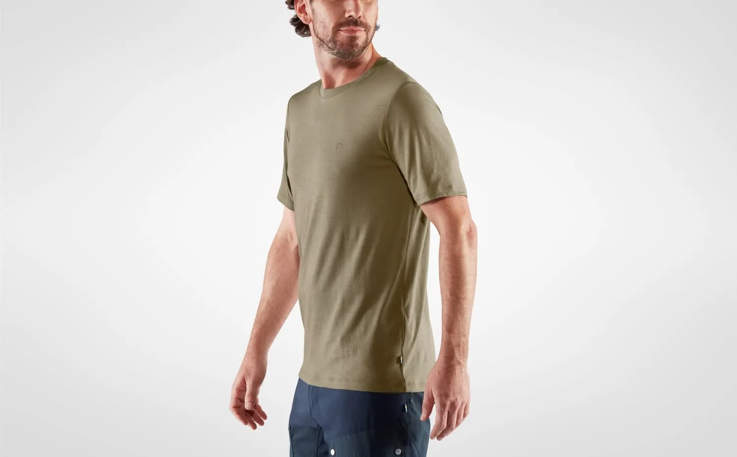 Fjällräven Men&#x27;s Abisko Wool Short Sleeve Sunset Orange | Buy Fjällräven Men&#x27;s Abisko Wool Short Sleeve Sunset Orange here | Outnorth