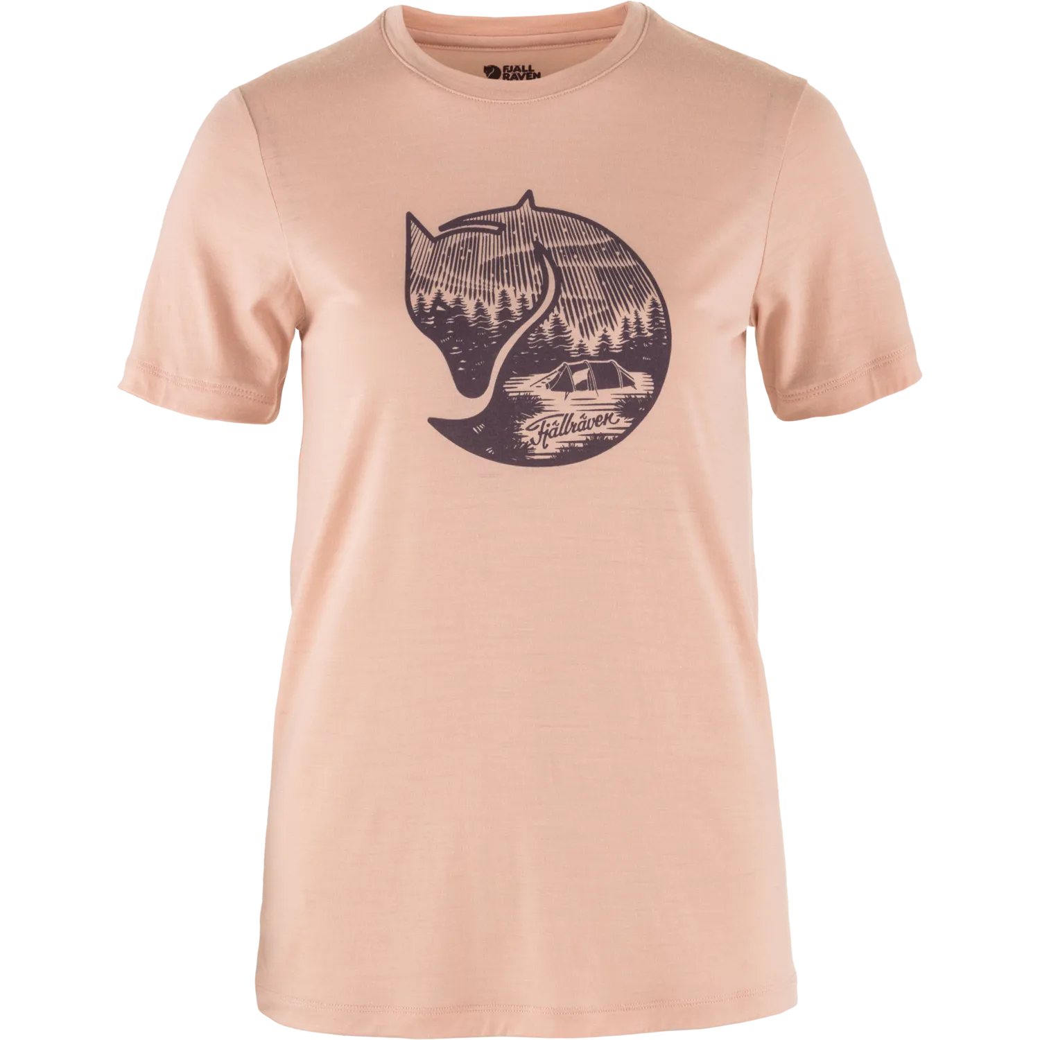 Fjällräven Women&#x27;s Abisko Wool Fox Short Sleeve Chalk Rose-Port | Buy Fjällräven Women&#x27;s Abisko Wool Fox Short Sleeve Chalk Rose-Port here | Outnorth