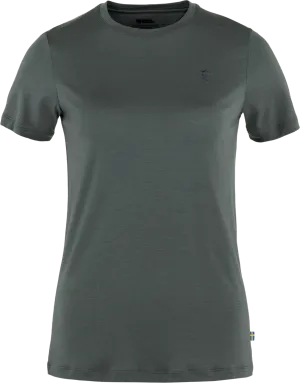 Fjällräven Women&#x27;s Abisko Wool Short Sleeve Basalt | Buy Fjällräven Women&#x27;s Abisko Wool Short Sleeve Basalt here | Outnorth