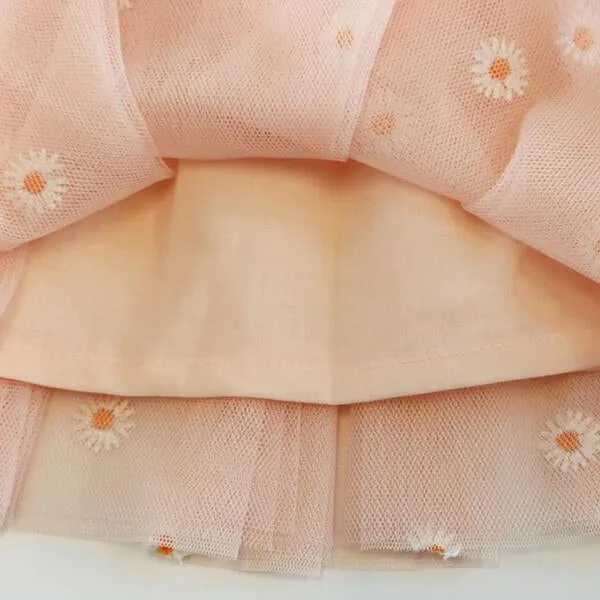 Floral Mesh Tutu Skirt