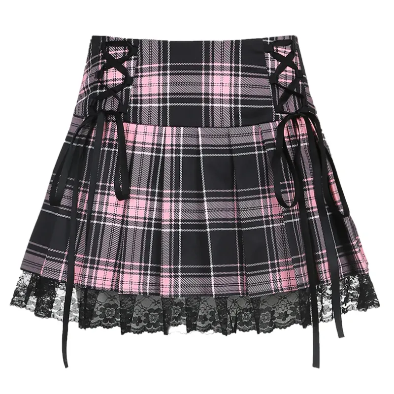Kawaii Dark High Waist Skirt