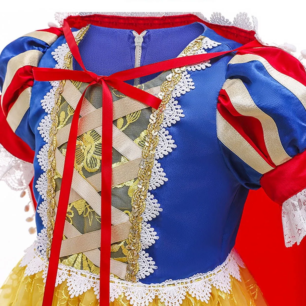 KAWELL Deluxe Snow Costume Generic Dress Up for Girls Party