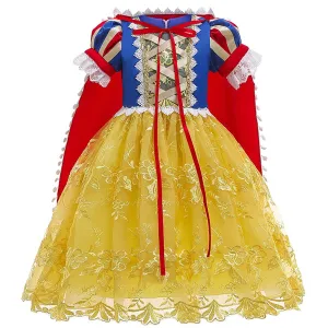 KAWELL Deluxe Snow Costume Generic Dress Up for Girls Party