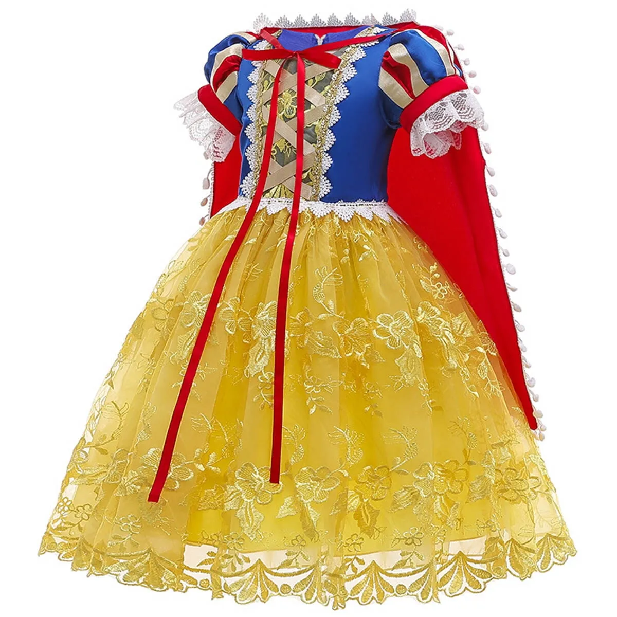 KAWELL Deluxe Snow Costume Generic Dress Up for Girls Party