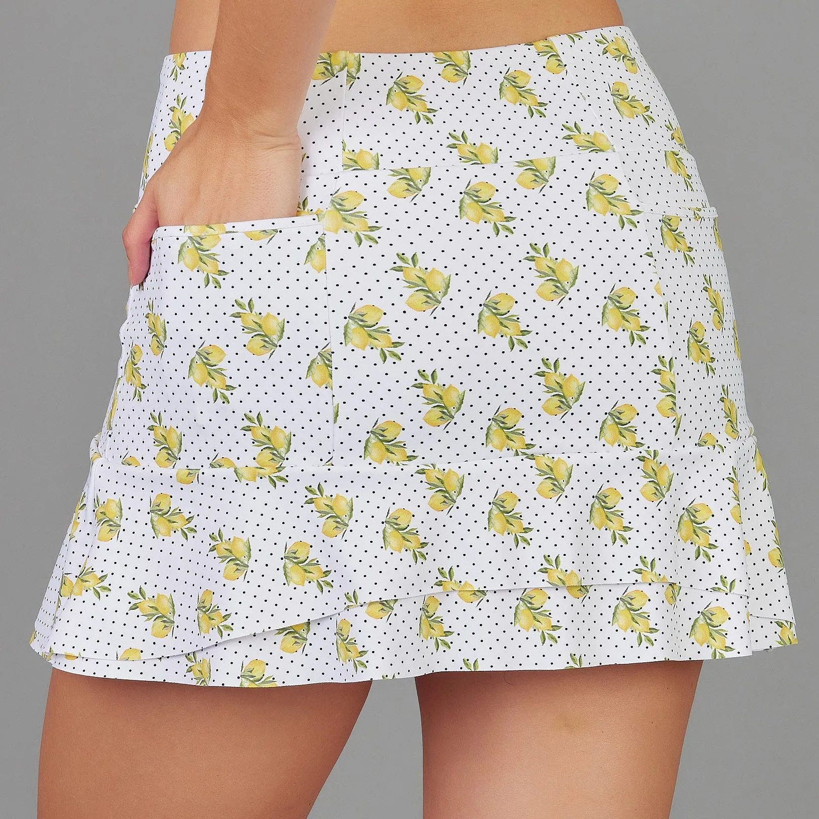 Mini Lemons Short Skort (print)