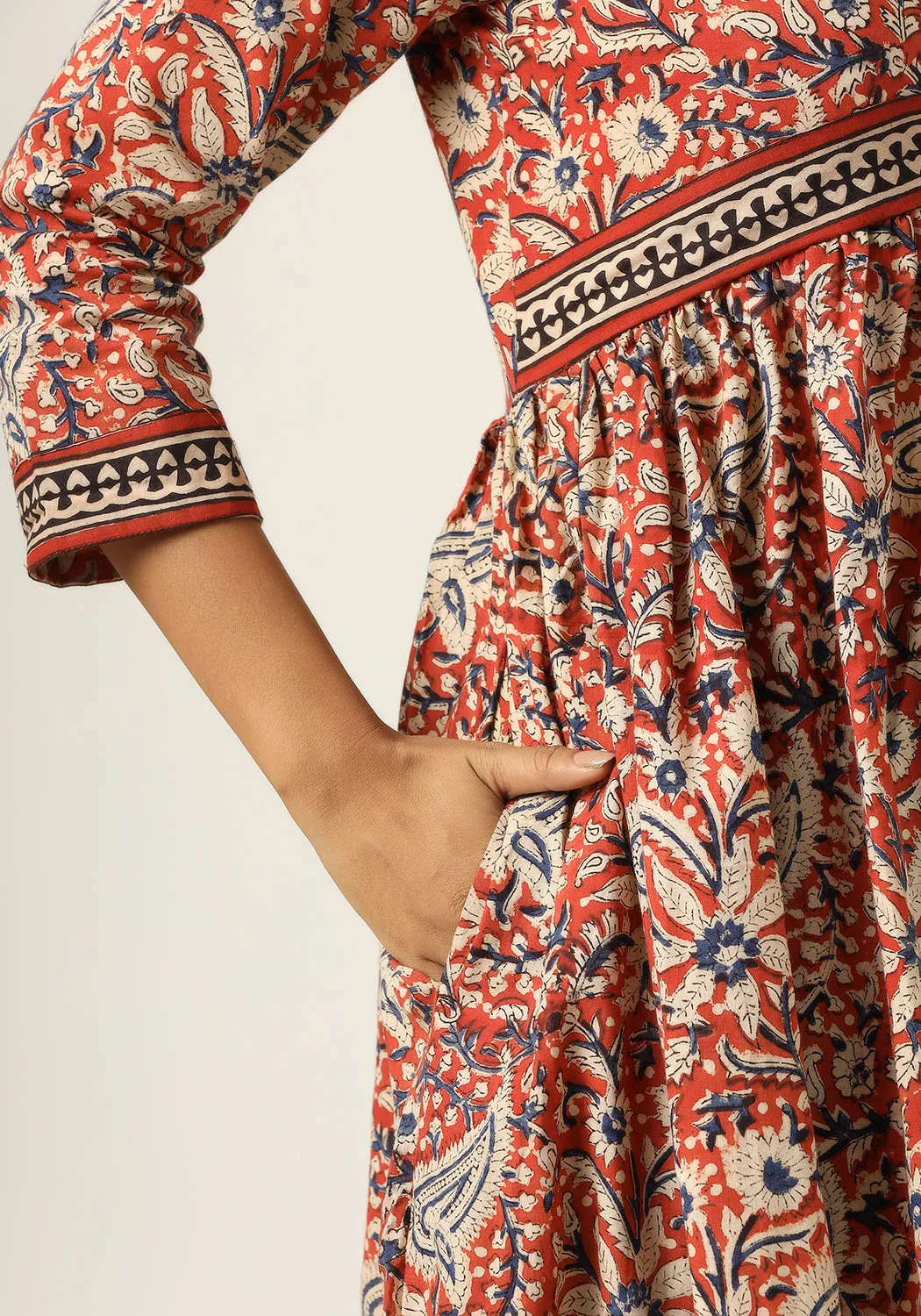 Vintage Charm Cotton Dress