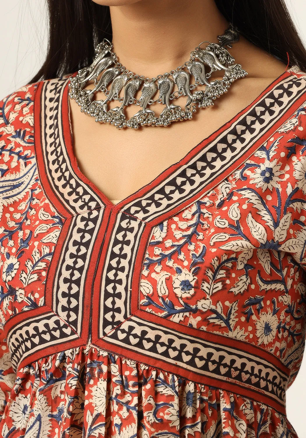 Vintage Charm Cotton Dress