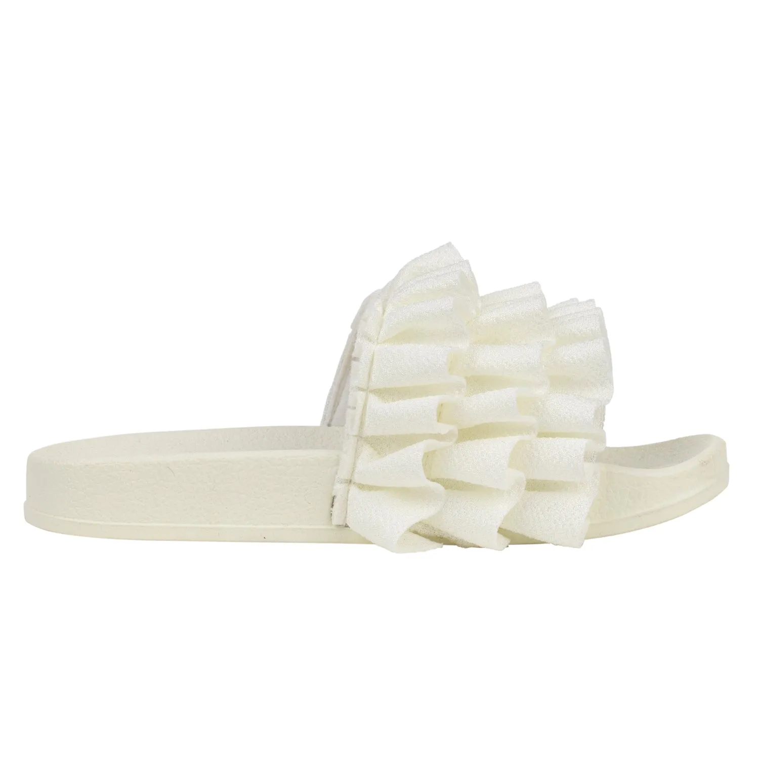 White A*Dee Frilly Slider S245104