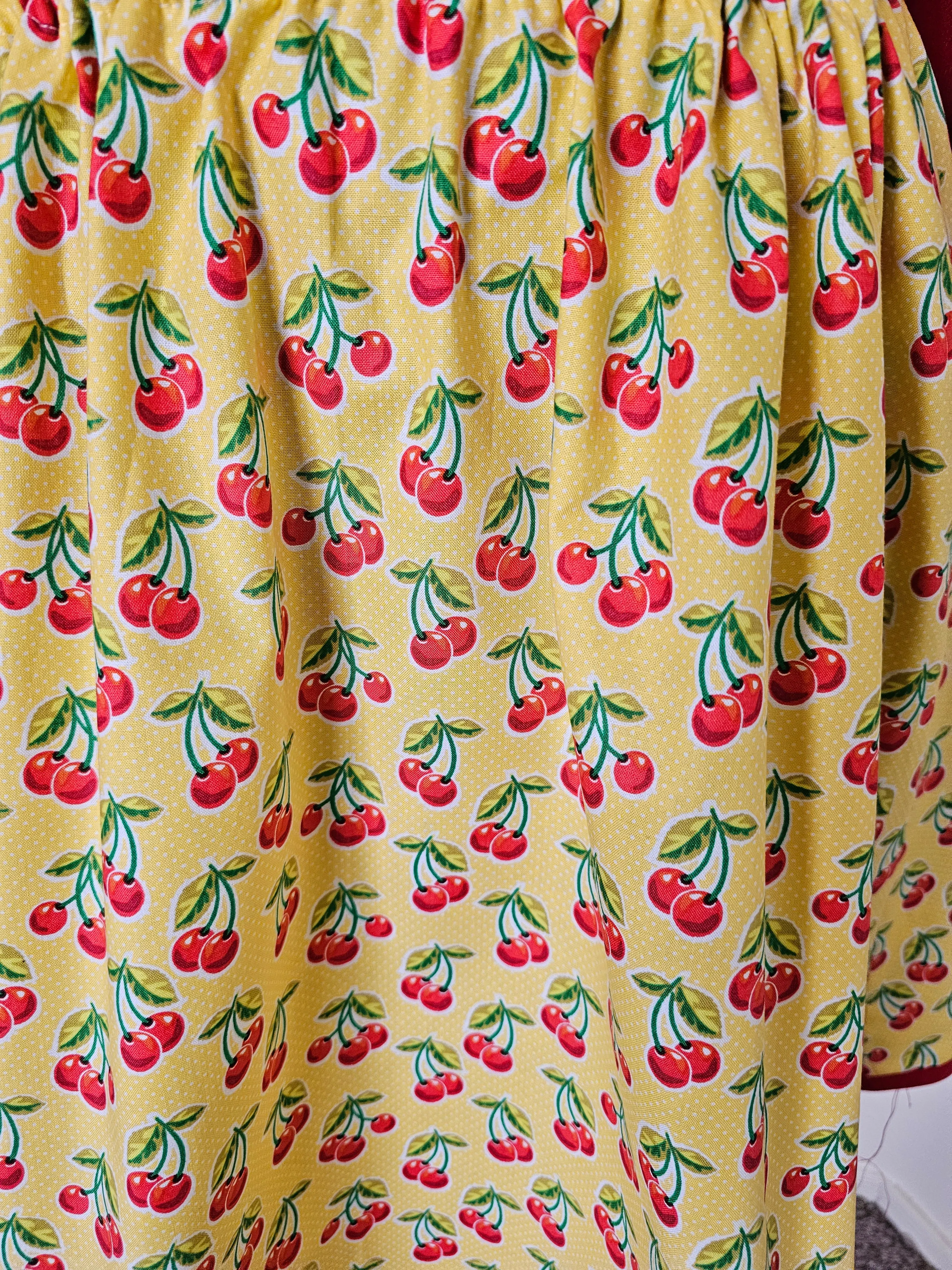 Women's Skirt- Cherries
